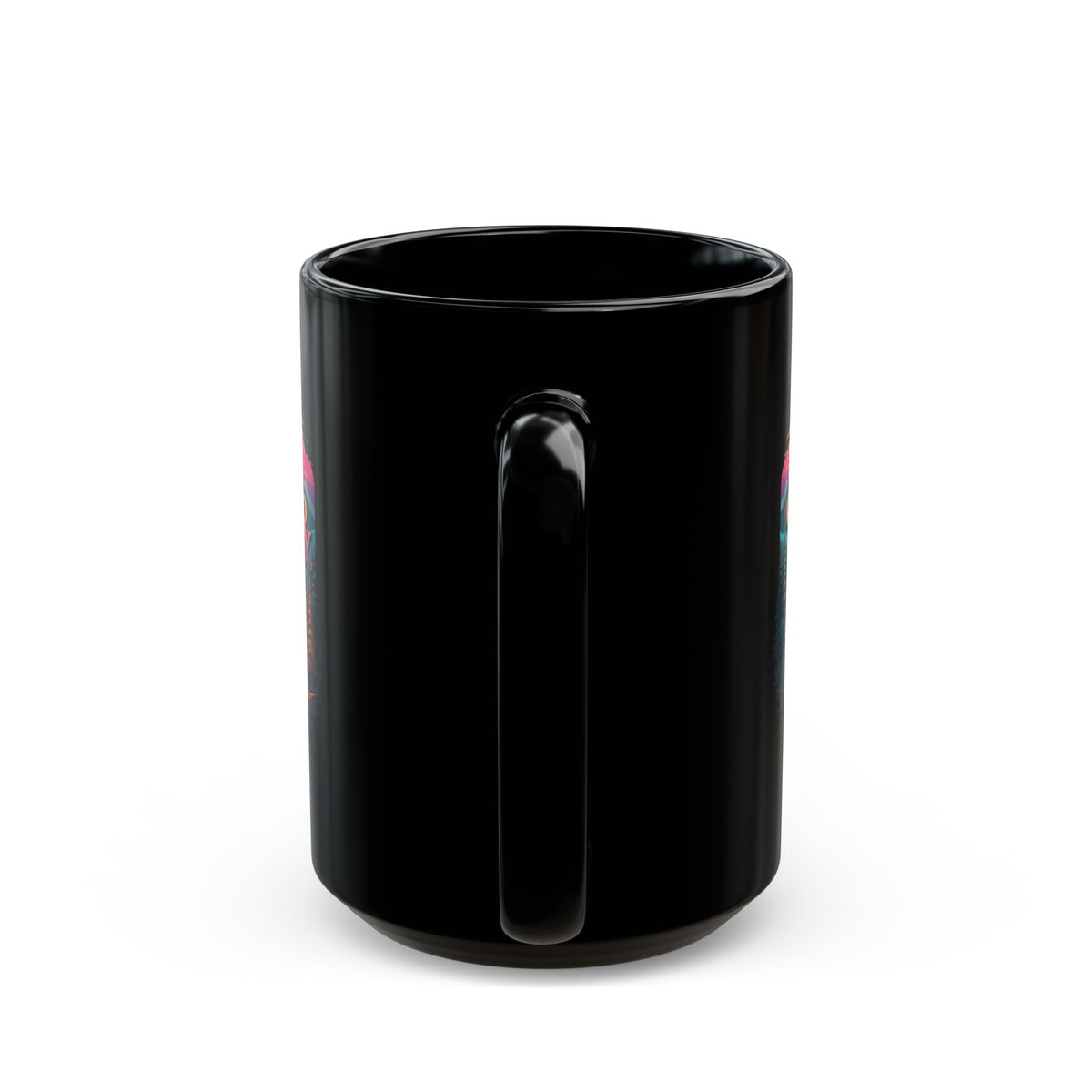 "Wild & Free" Black Ceramic Mug