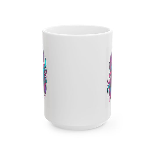 "Cock Teaser" White Ceramic Mug — Graphic