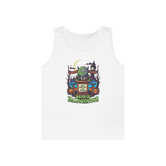 Color: White | Vote Monster For Mayor Tank Top