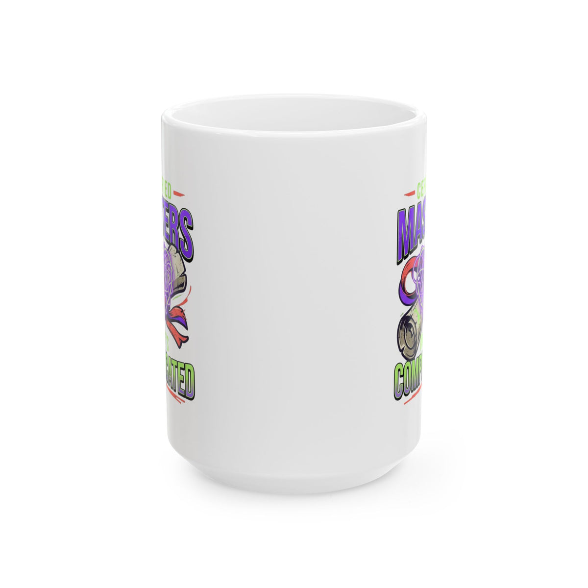 "Certified In It's Complicated" White Ceramic Mug