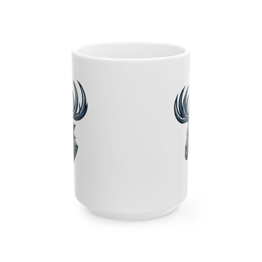 "Wendigo (Algonquian Folklore)" White Ceramic Mug — Graphic