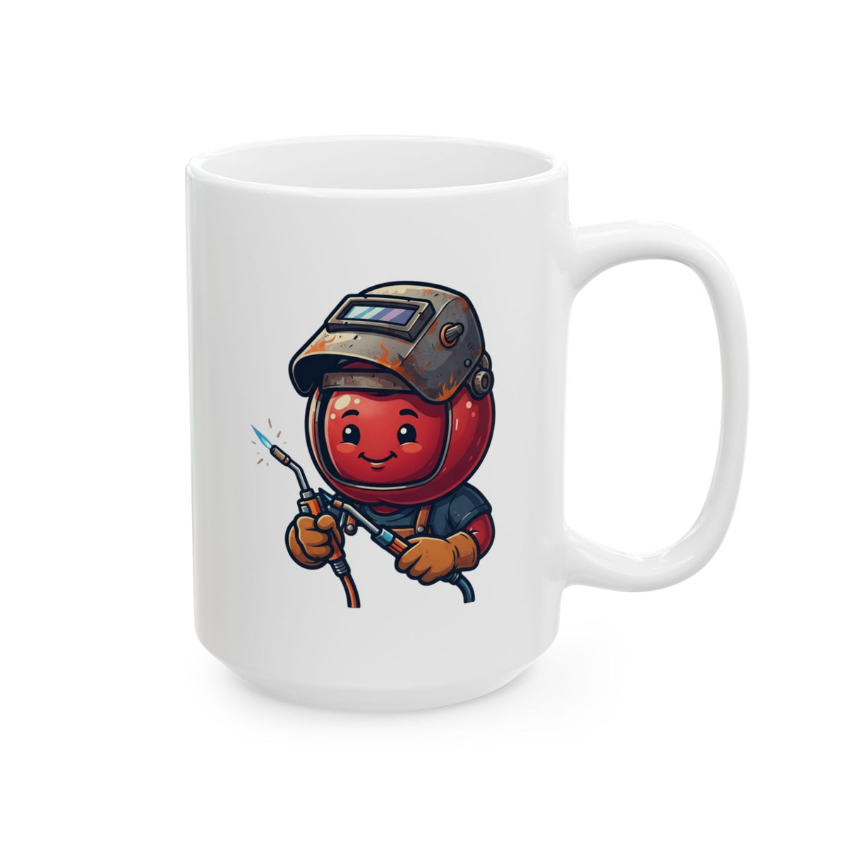 "Professional Cherry Popper" White Ceramic Mug — Graphic