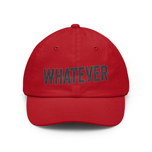 Color: Red | Fa La La La Fine Whatever Dad Hat — Graphic