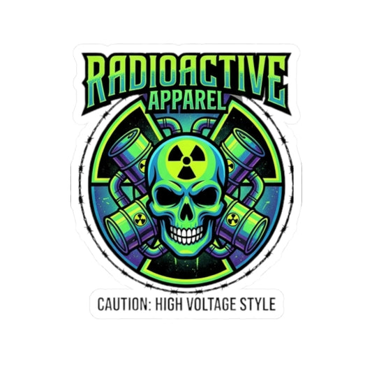 "Radioactive Apparel" Sticker — Main