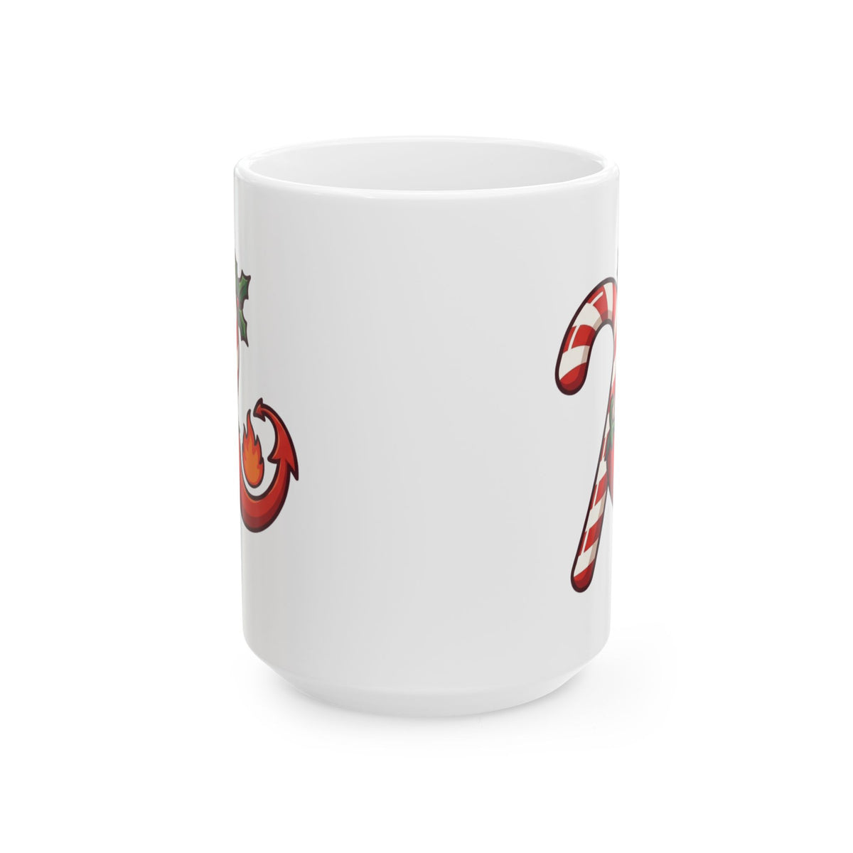 "May Your Days Be Merry and Spicy" White Ceramic Mug — Graphic