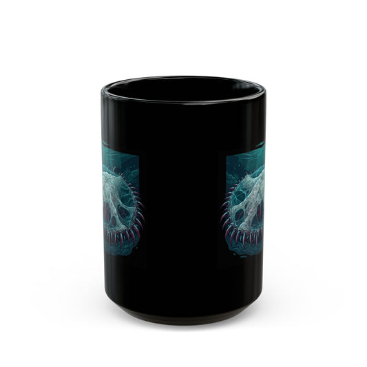 "El Cuero-The Hide (South American Folklore)" Black Ceramic Mug