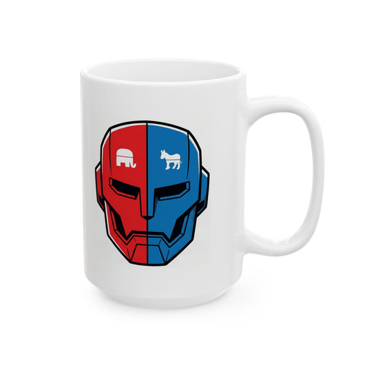 "My AI Has Opinions" White Ceramic Mug — Graphic