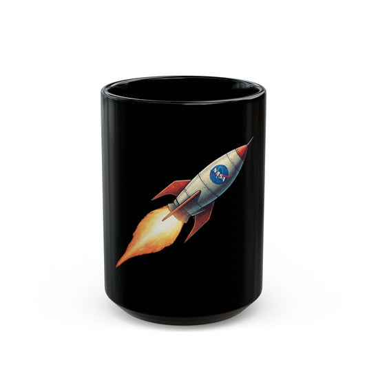 "Mars 2 Day Shipping" Black Ceramic Mug — Graphic