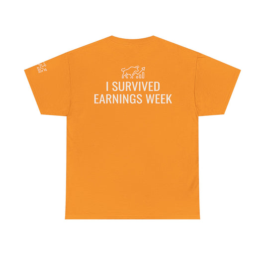 Color: Tennessee Orange | I Survied Earnings Week Premium Graphic Tee