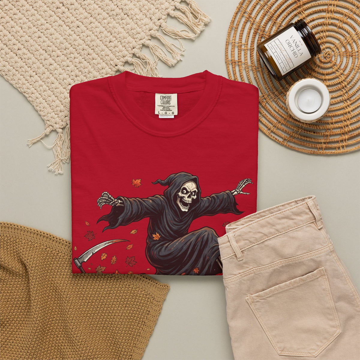 Autumn Death Unisex Garment-Dyed Tee