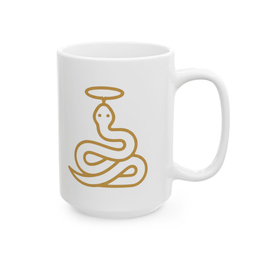 "Good Book Series Biblical Sin Squad" White Ceramic Mug — Graphic