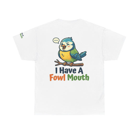 Color: White | Fowl Mouth Premium Graphic Tee