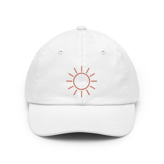 Color: White | Sun Dad Hat — Graphic