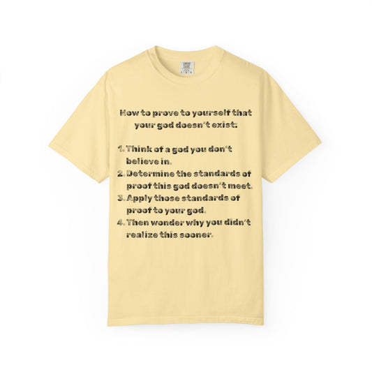 Color: Banana | Divine Double Standard Unisex Garment-Dyed T-shirt