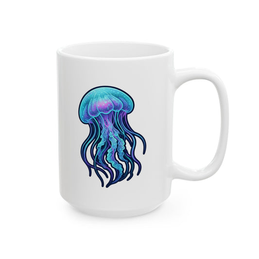 "Jelly Credible" White Ceramic Mug — Graphic