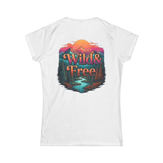 Color: White | Wild & Free Women's Tee