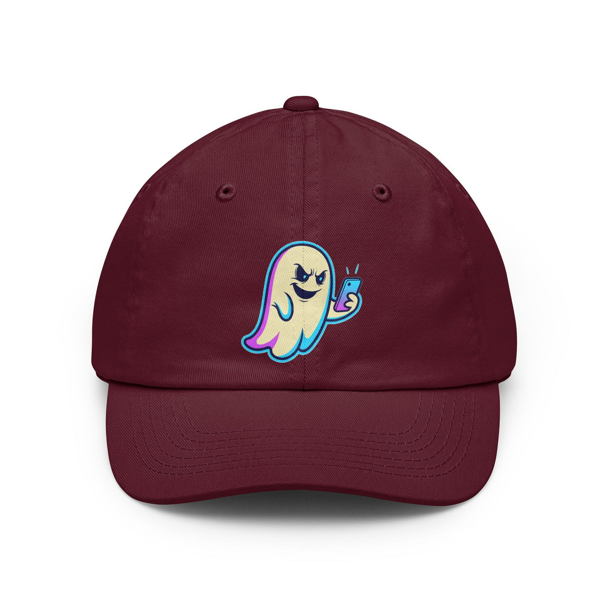 Color: Maroon | Ghosting Dad Hat — Graphic