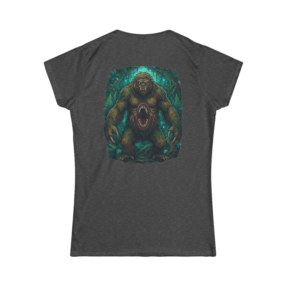 Color: Dark Heather | Mapinguari (Amazon Rainforest) Women's Tee