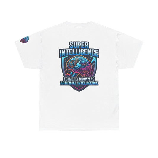 Color: White | Super Intelligence Premium Graphic Tee