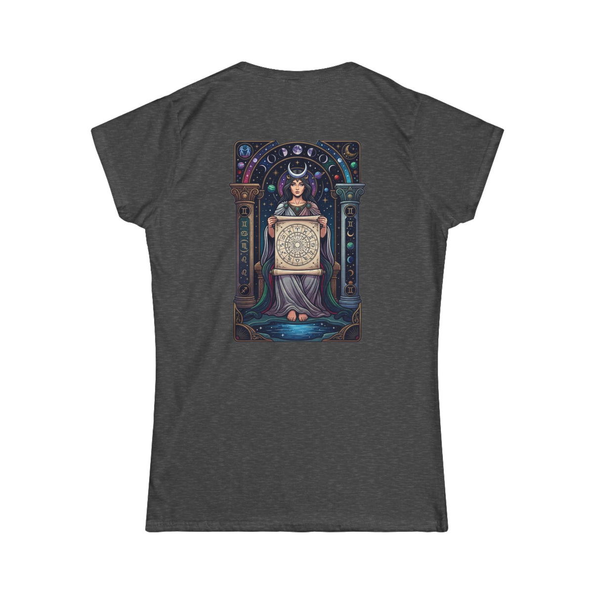 "The Cosmic Tarot (High Priestess)" Women's Tee