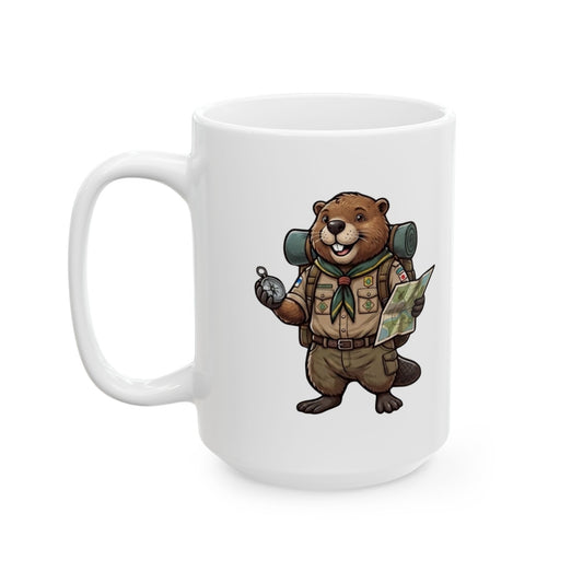 "Always Prepared" White Ceramic Mug — Graphic