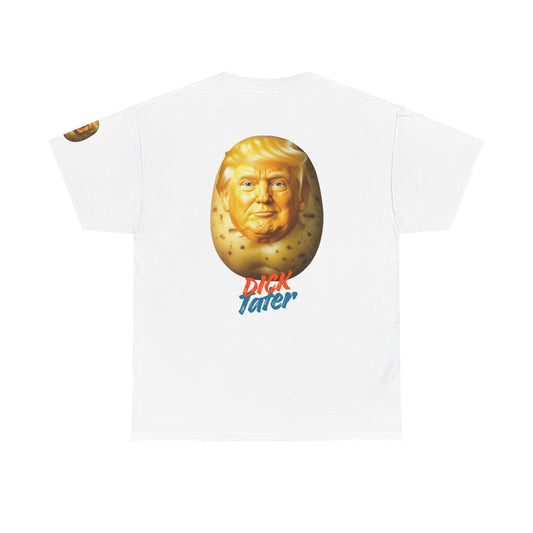 Color: White | Dick Tater Premium Graphic Tee