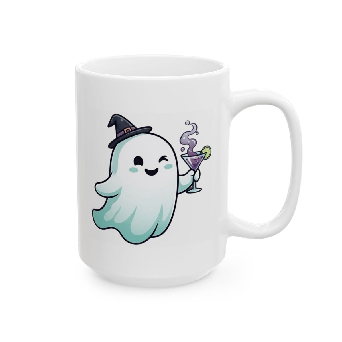 "I'm Here For The Boos" White Ceramic Mug — Graphic