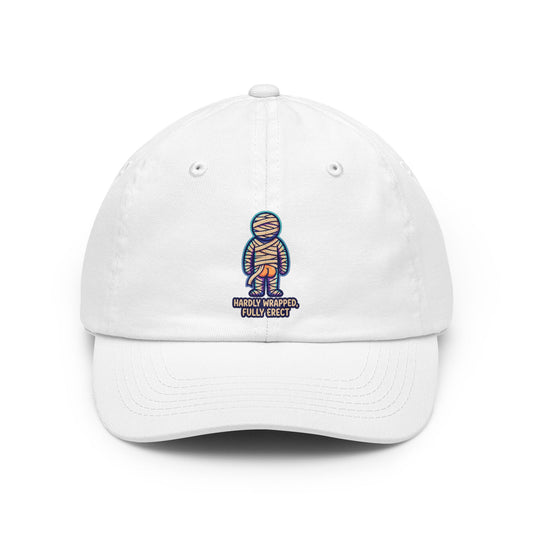Color: White | Hardly Wrapped, Fully Erect Dad Hat