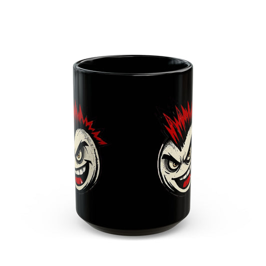 "Hazard" Black Ceramic Mug