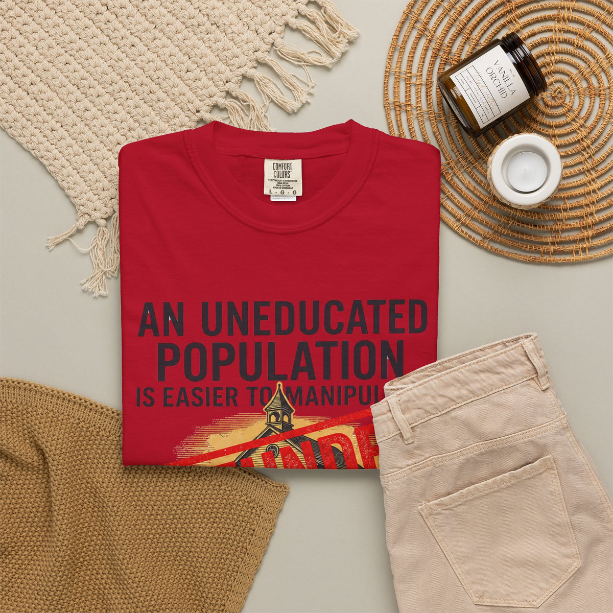 Protest Series - Fund Public Schools Unisex Garment-Dyed Tee