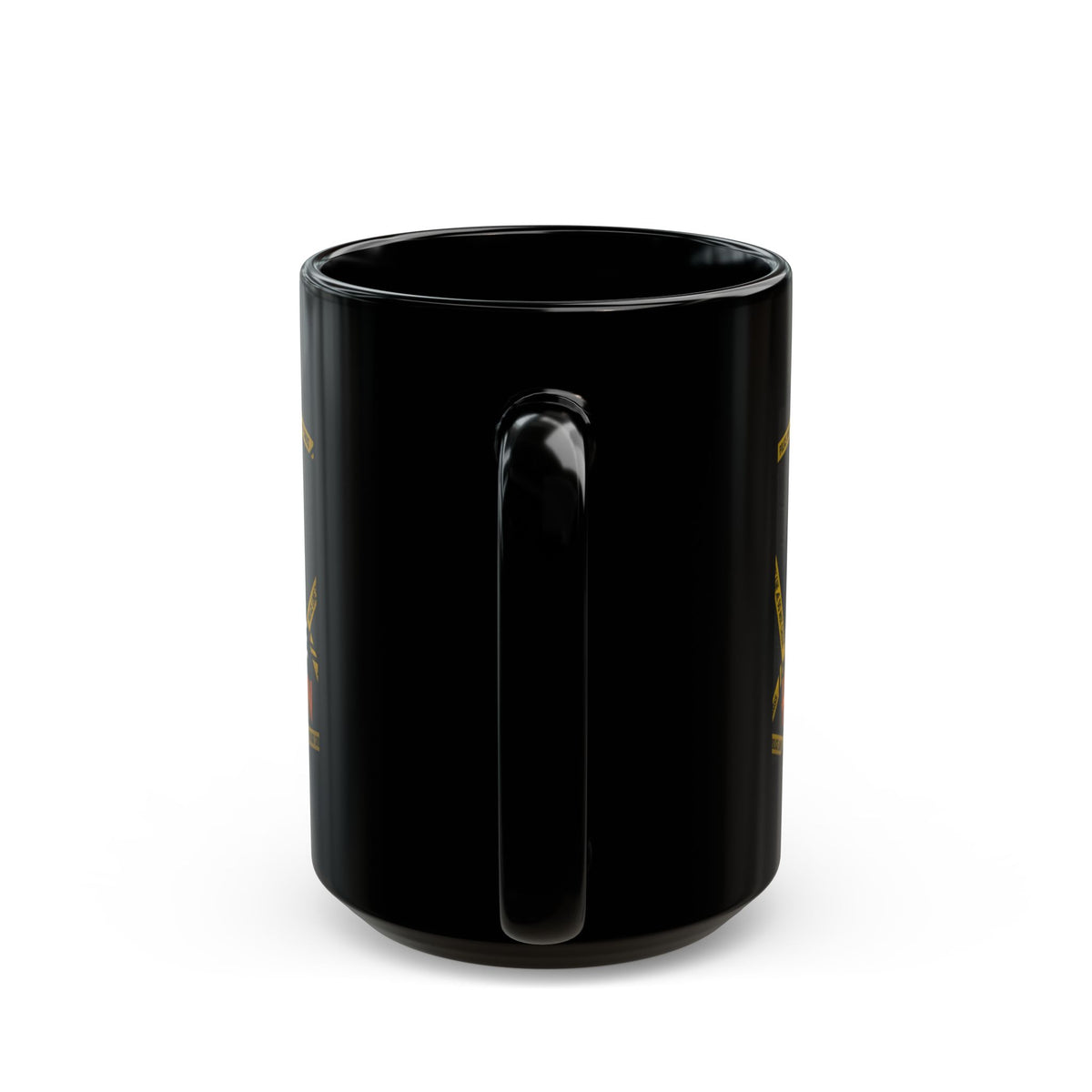 "Crime Scene in Halloweentown" Black Ceramic Mug