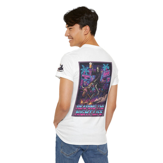 Color: White | Reaping the Night Life Premium Graphic Tee