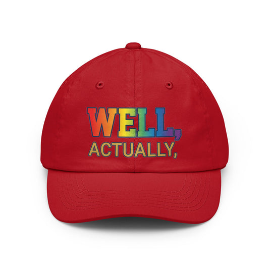 Color: Red | Straight Outta Not Even Dad Hat — Graphic