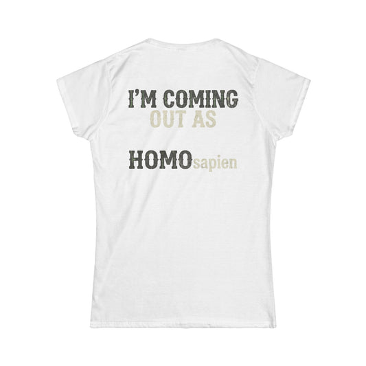 Color: White | I'm Coming Out Women's Tee