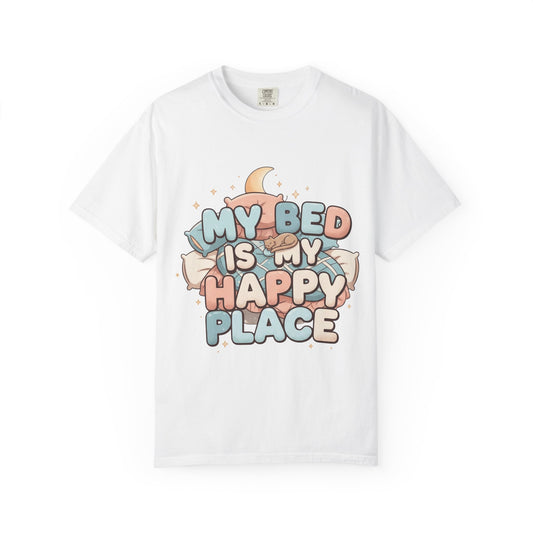 Color: White | Bed > People: A Love Story | Garment-Dyed Tee — AttitudeShirts