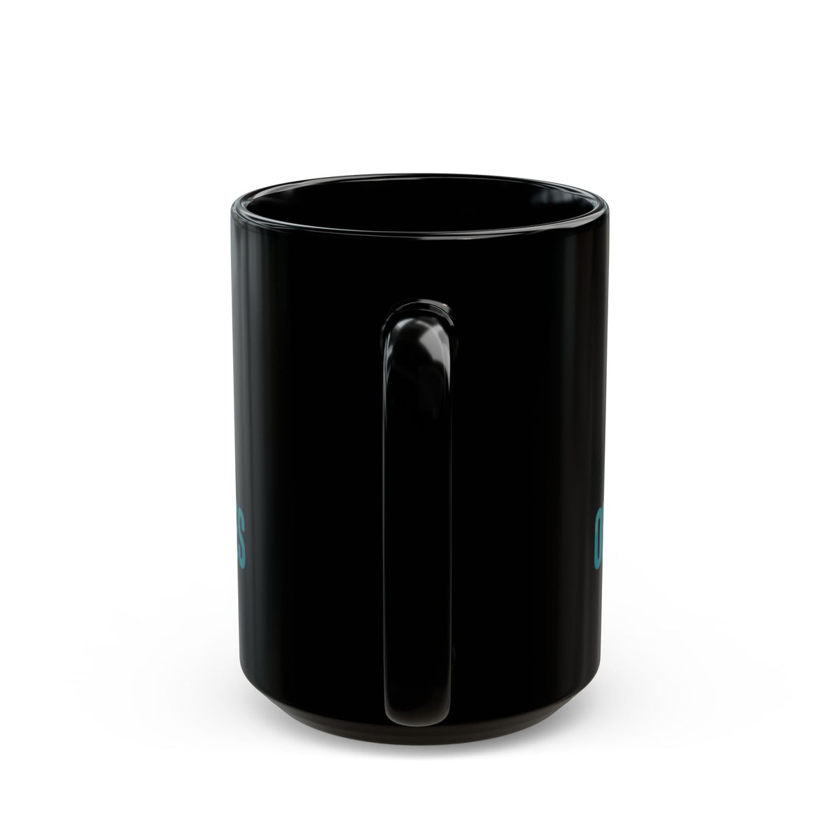"Life Is The Obstacles" Black Ceramic Mug — Graphic