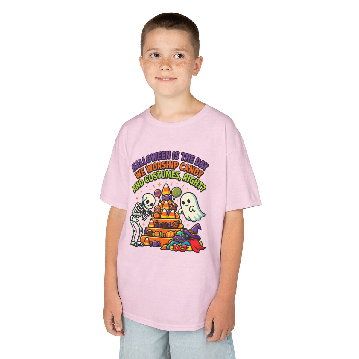 Color: Light Pink | Worship Candy Kids Tee
