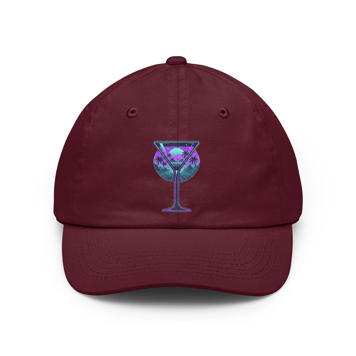 Color: Maroon | Up All Night Dad Hat