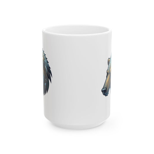 "Alioat (Siberian Folklore)" White Ceramic Mug — Graphic
