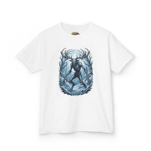 Color: White | Wendigo (Algonquian Folklore) Kids Tee