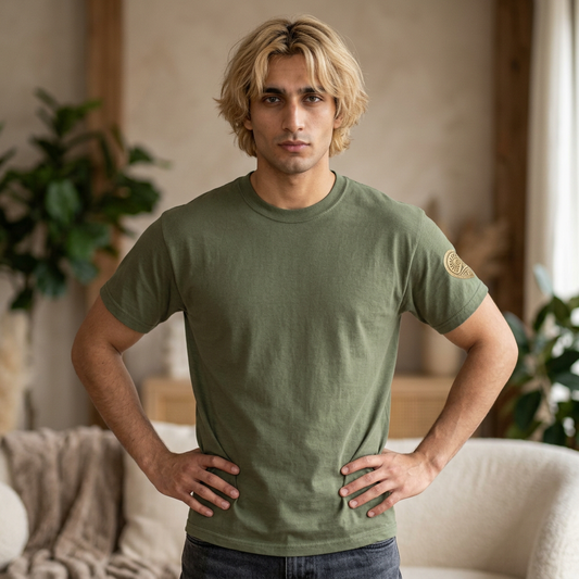 Color: Military Green | I Luv The Beach Premium Graphic Tee