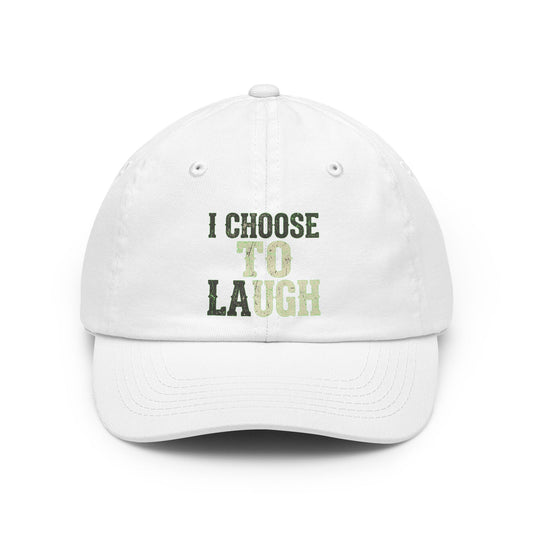 Color: White | Choose to Laugh Dad Hat