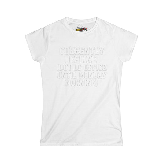 Color: White | Currently Offline Women's Tee