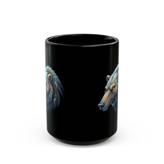 "Alioat (Siberian Folklore)" Black Ceramic Mug — Graphic