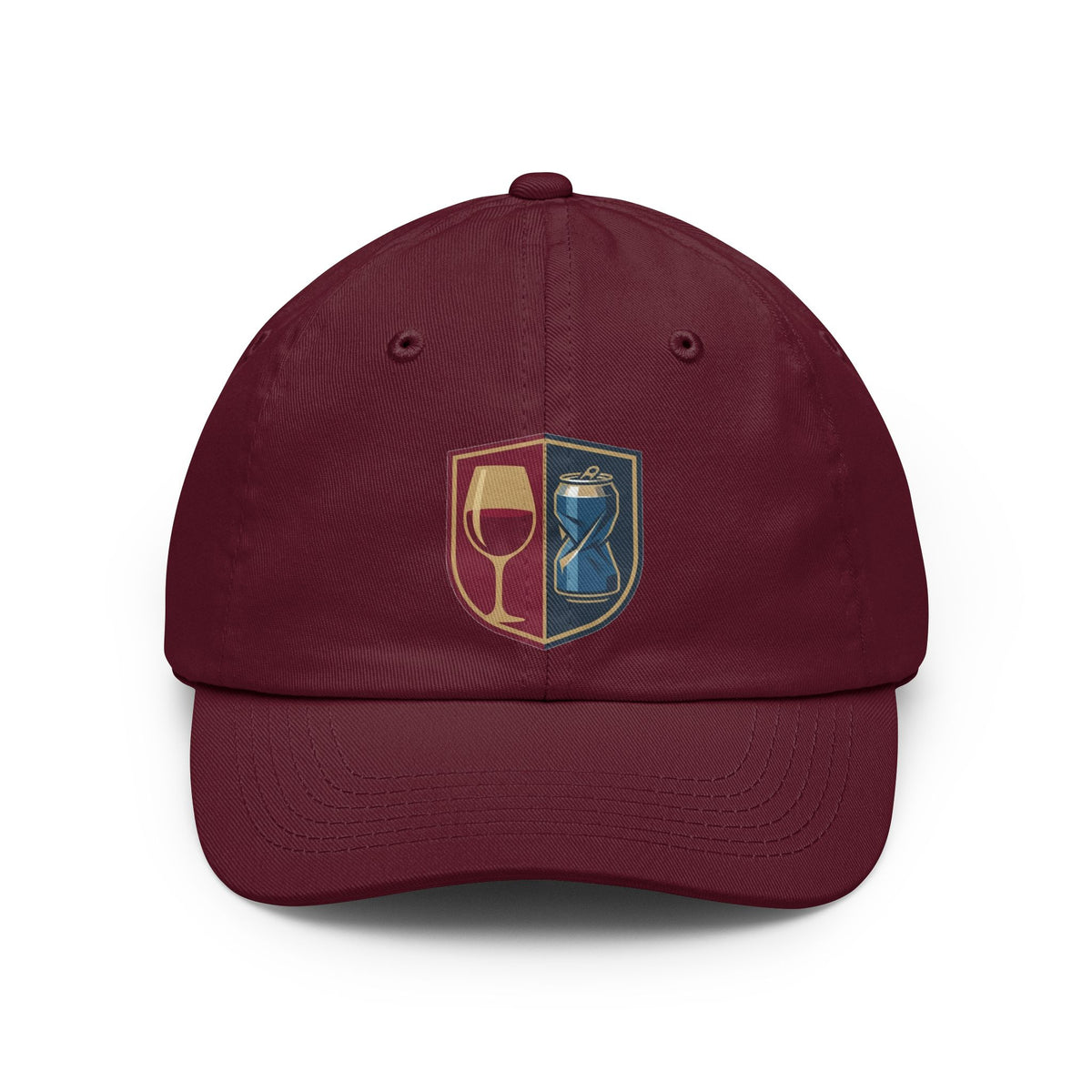 Color: Maroon | Uptown-Downtown Dad Hat — Graphic