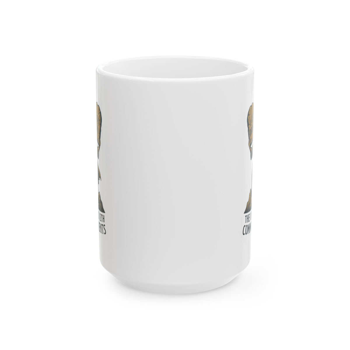 "11th and 12th Commandment" White Ceramic Mug