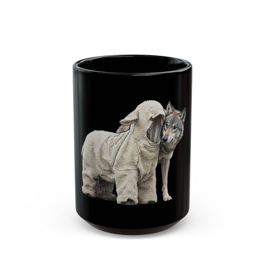 "Civilization Tolerated Religion" Black Ceramic Mug