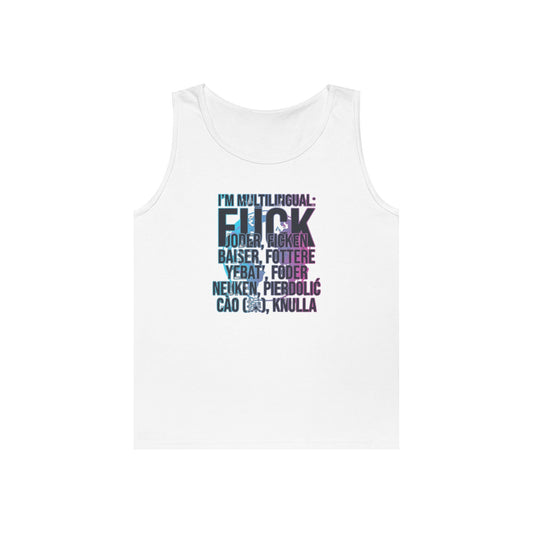 Color: White | I'm Multilingual Tank Top