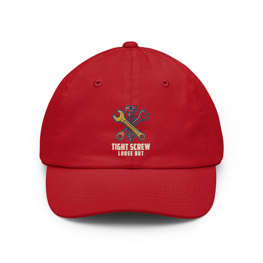 Color: Red | Tight Screw and a Loose Nut Dad Hat