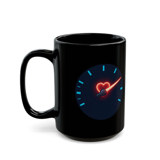 "Full Throttle Tonight" Black Ceramic Mug — Graphic